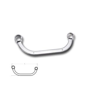 Zahnutý očkový klíč HONITON Dostupné varianty: Zahnutý očkový klíč HONITON 20x22 mm