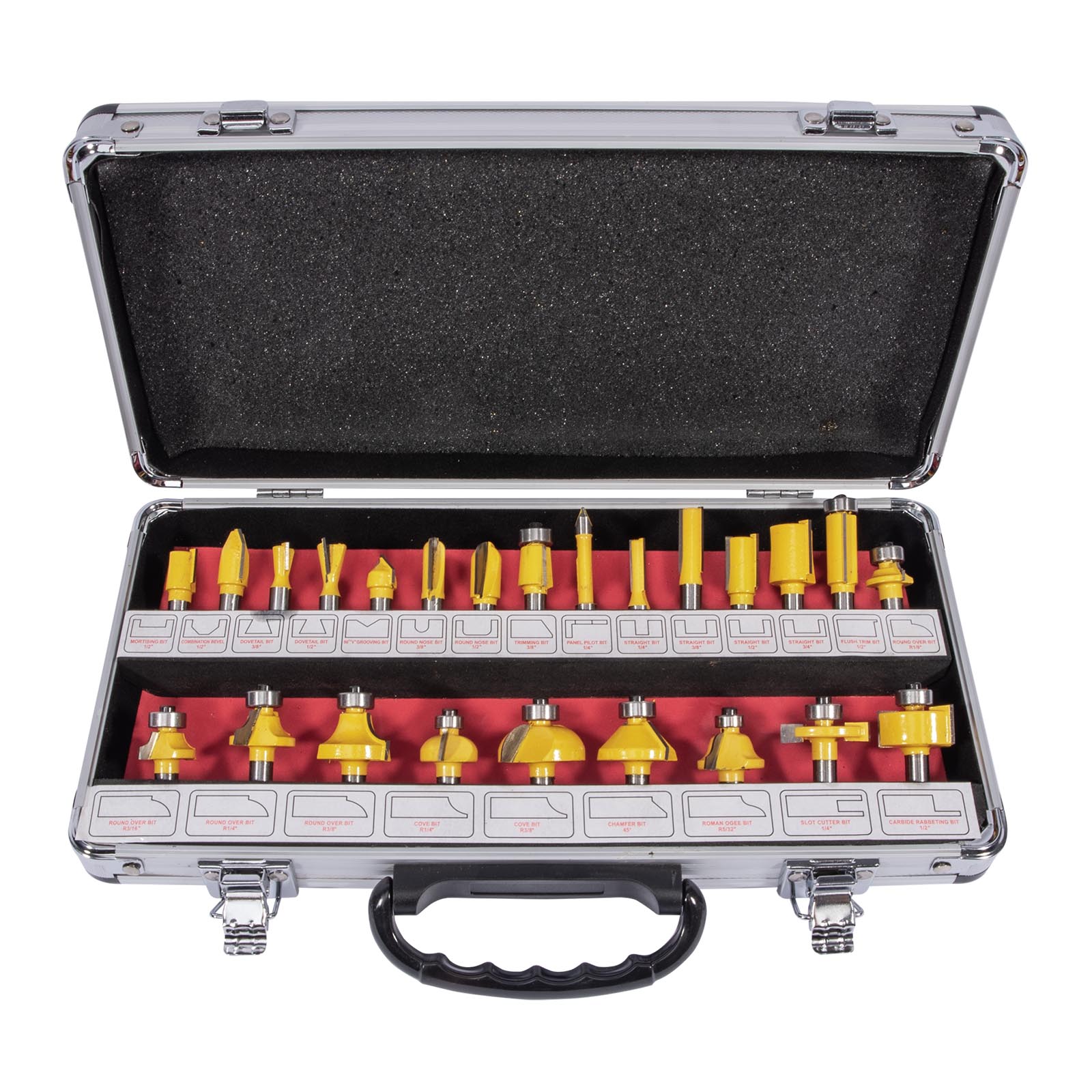 Sada tvarových fréz (24ks) 8 mm STAVTOOL