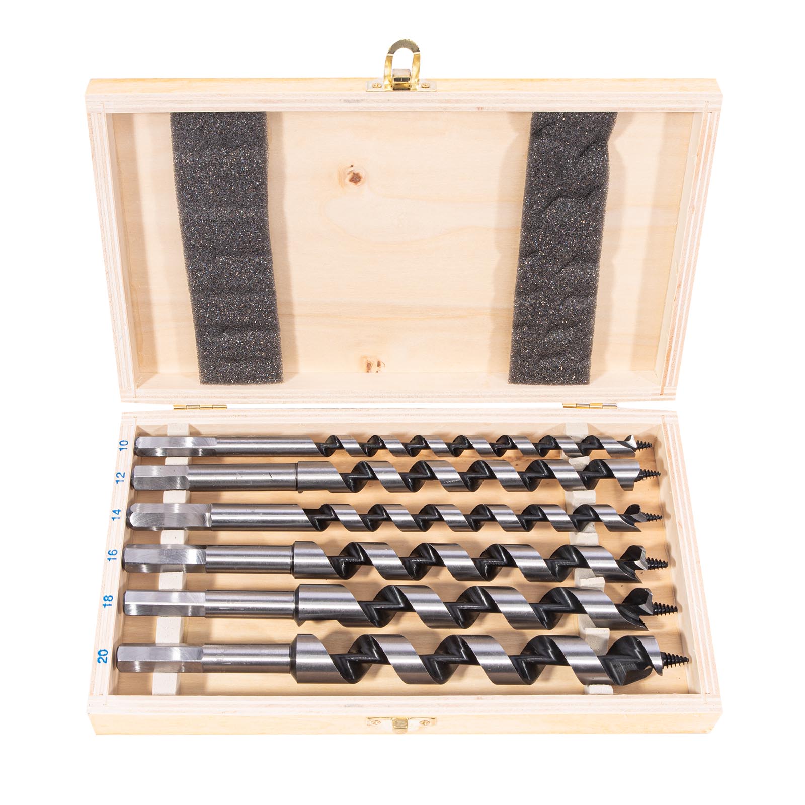 Sada vrtáků do dřeva (6ks) STAVTOOL ø 10/12/14/16/18/20 x 460 mm