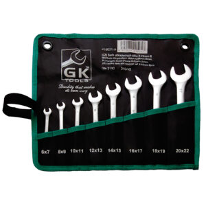 Sada plochých klíčů (8ks) GK TOOLS 6-22 mm