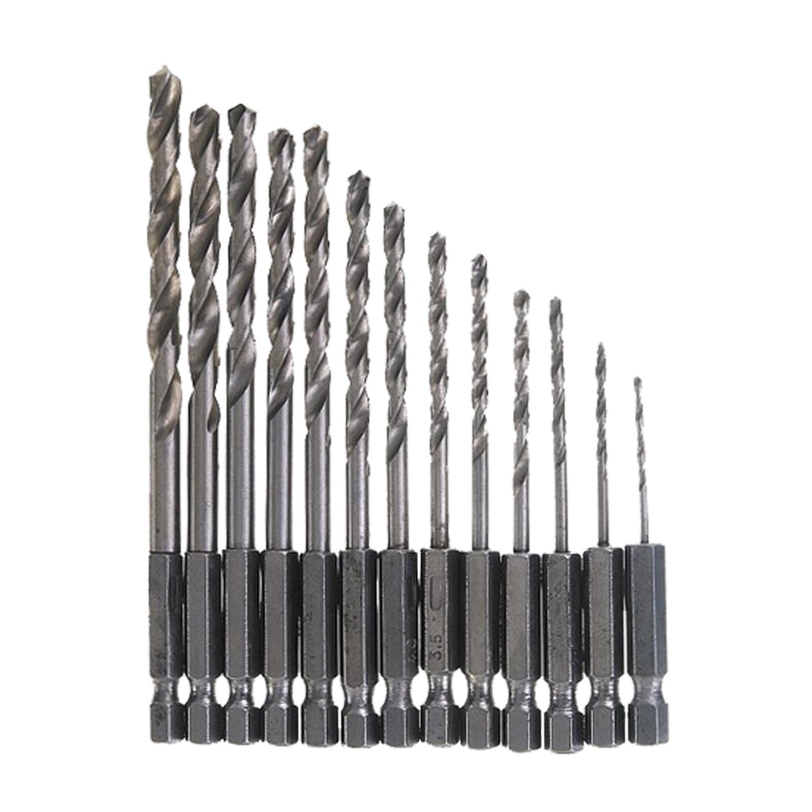 STAVTOOL Sada vrtáku do kovu s 6-ti hranou stopkou ø 1