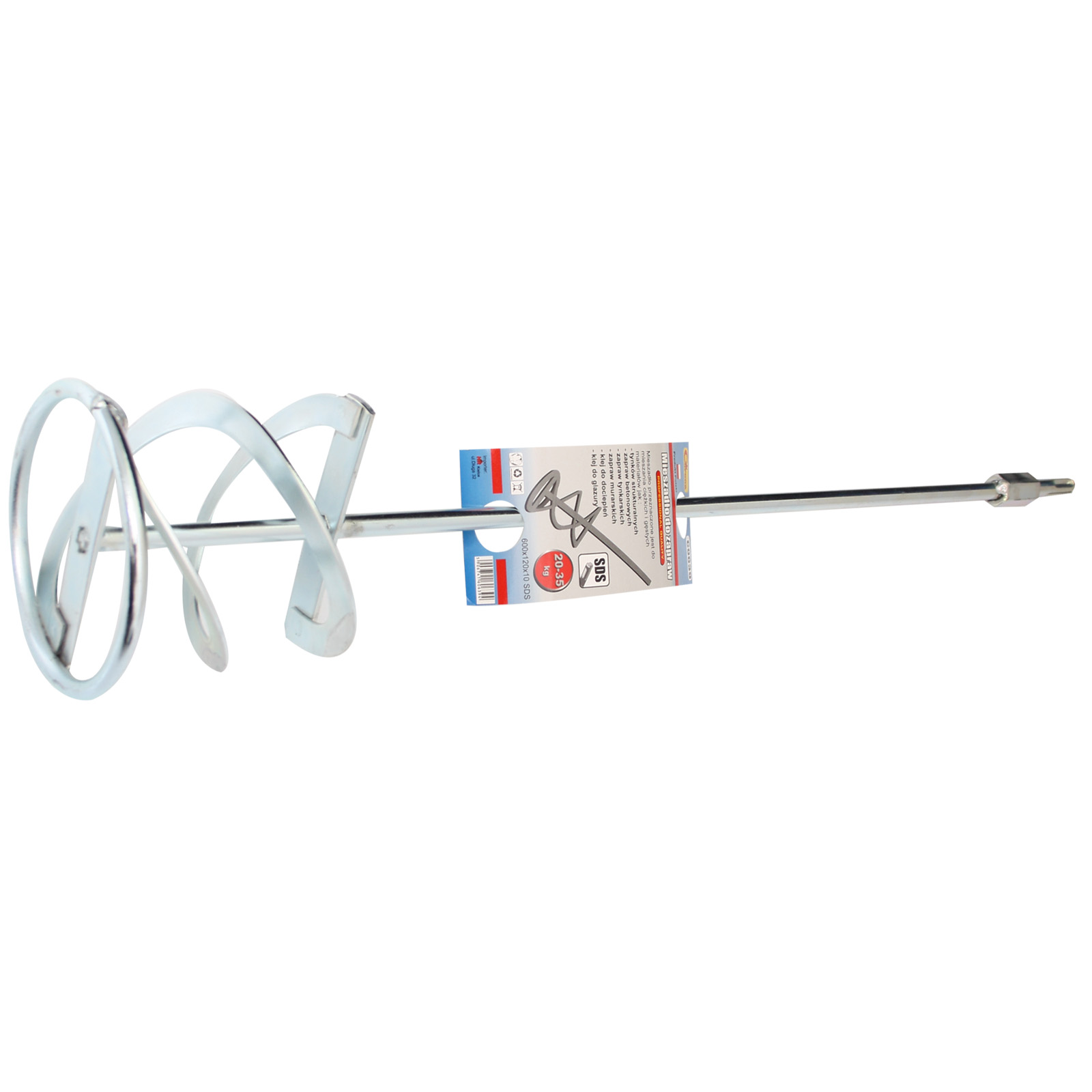 RICHMANN PC0639 Míchací metla s kruhem Zn 600x120 mm SDS