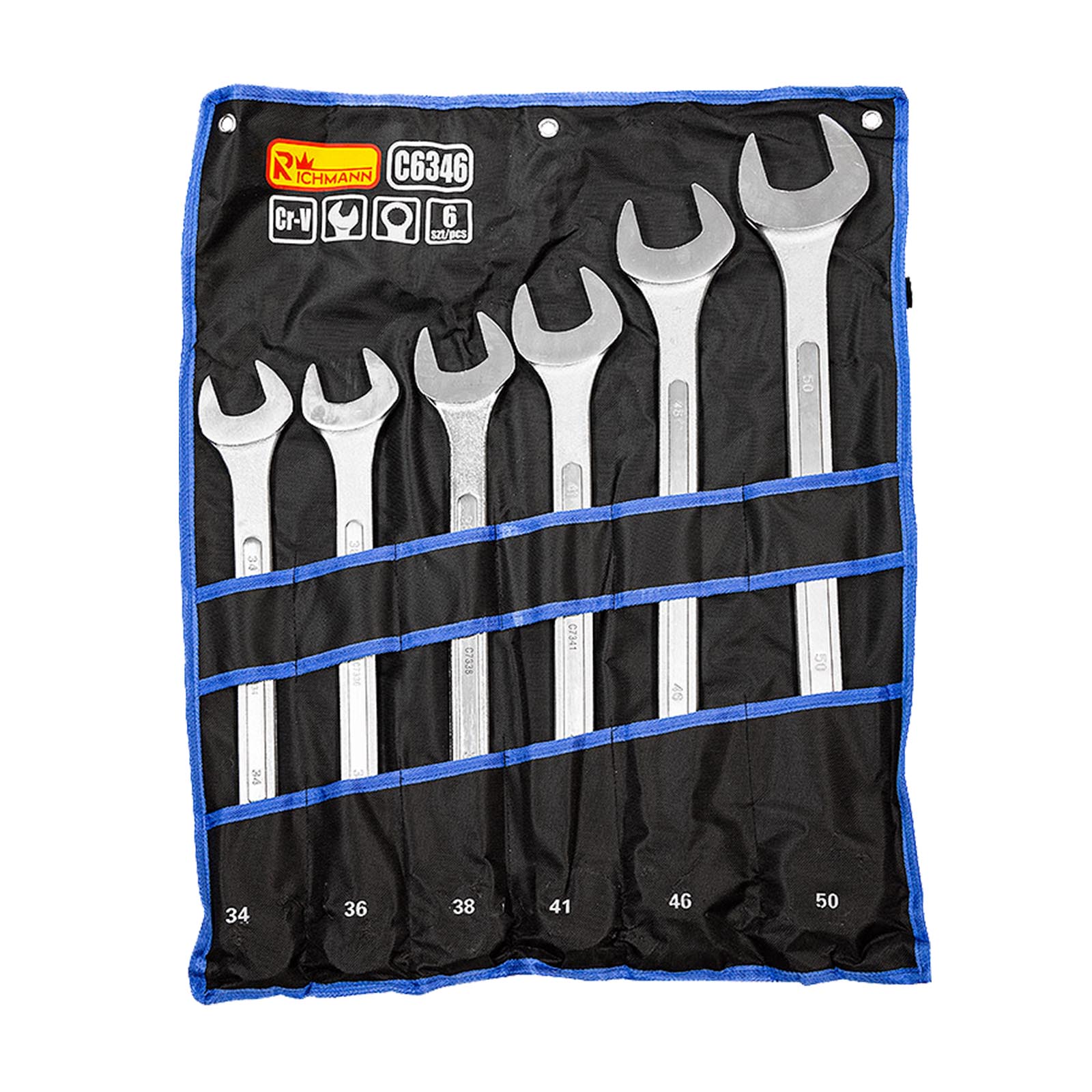 RICHMANN Sada očkoplochých klíčů (6dílů) CORONA 34-50 mm