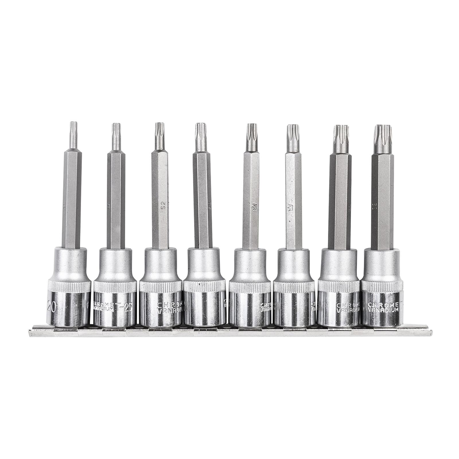Sada bitů torx T20-T50mm 100mm 1/2