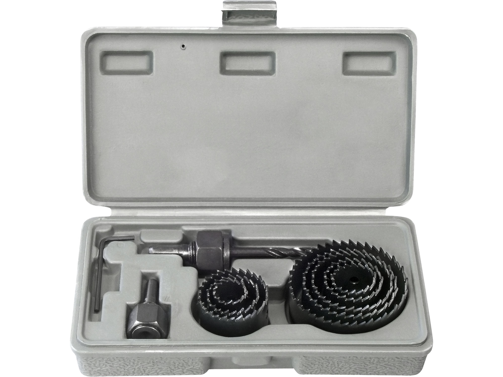 Sada korunkových vrtáků (8ks) EXTOL CRAFT ø 19/22/25/29/38/44/51/64 mm