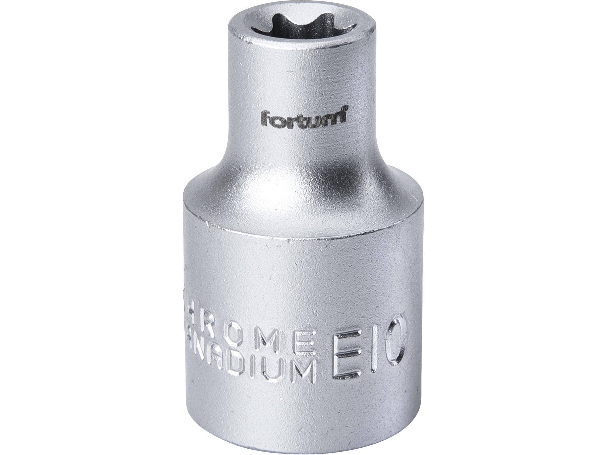 Vnitřní nástčná hlavice TORX 1/2" FORTUM 61CrV5 E Dostupné varianty: Vnitřní nástčná hlavice TORX 1/2" FORTUM 61CrV5 E 14