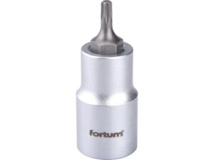 Zástrčná hlavice TORX 1/2" FORTUM CrV/S2 TX Dostupné varianty: Zástrčná hlavice TORX 1/2" FORTUM CrV/S2 TX 45