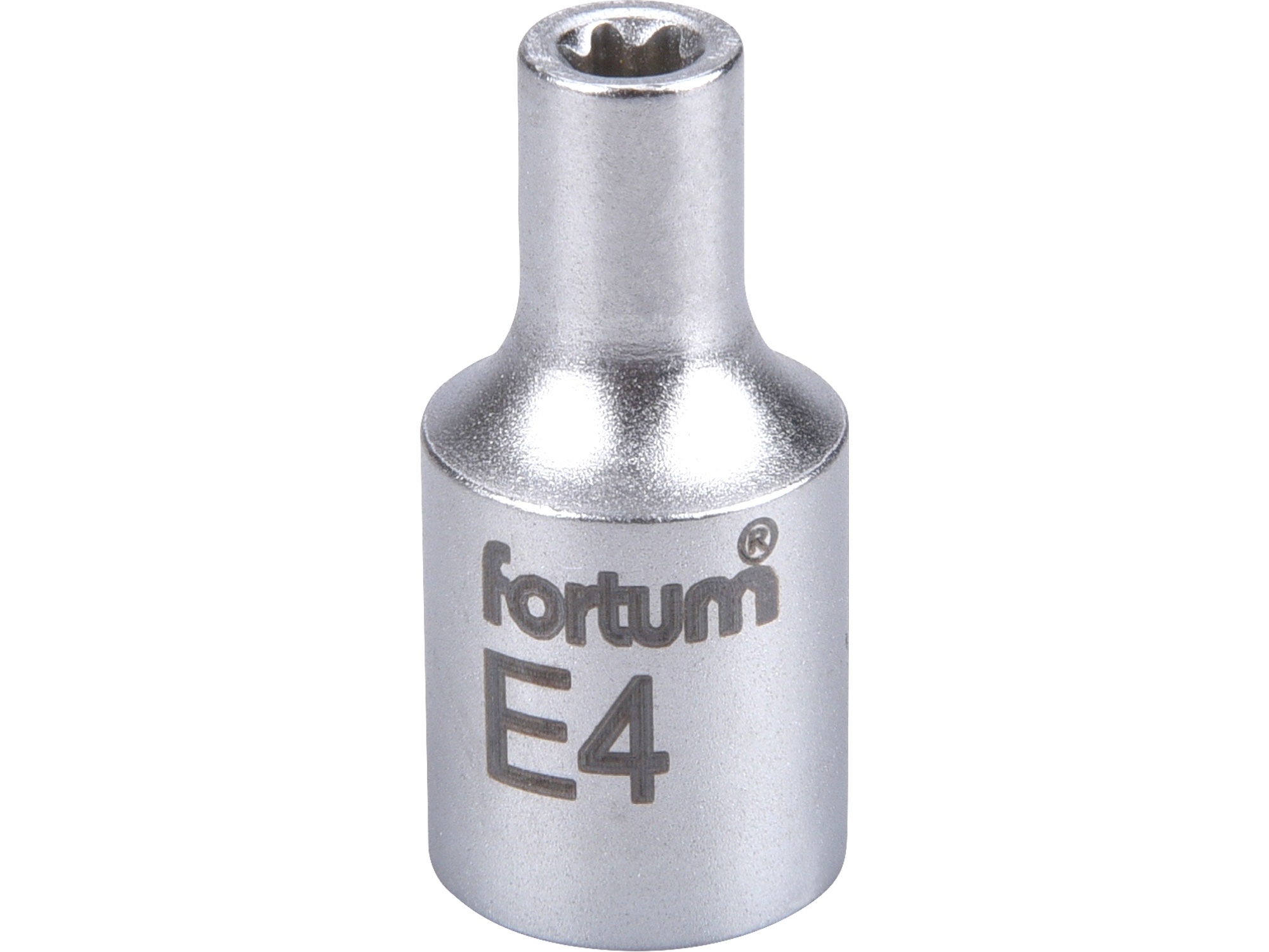 Nástrčná vnitřní hlavice TORX 1/4" FORTUM 61CrV5 Dostupné varianty: Nástrčná vnitřní hlavice TORX 1/4" FORTUM 61CrV5 E5