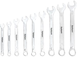 Sada očkoplochých klíčů (9ks) FORTUM 61CrV5 6-19 mm