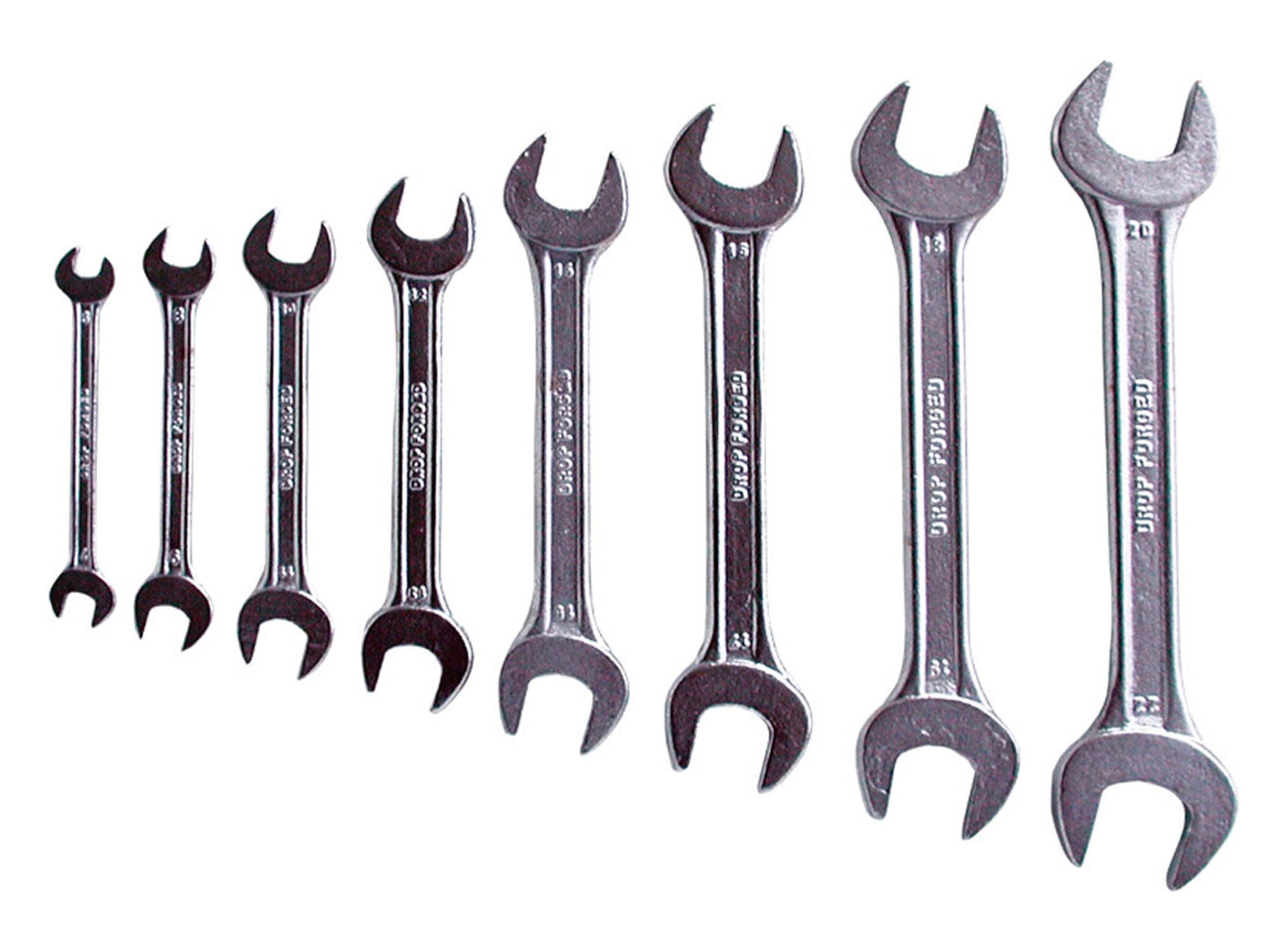 Sada plochých klíčů (8ks) EXTOL CRAFT 6-22 mm