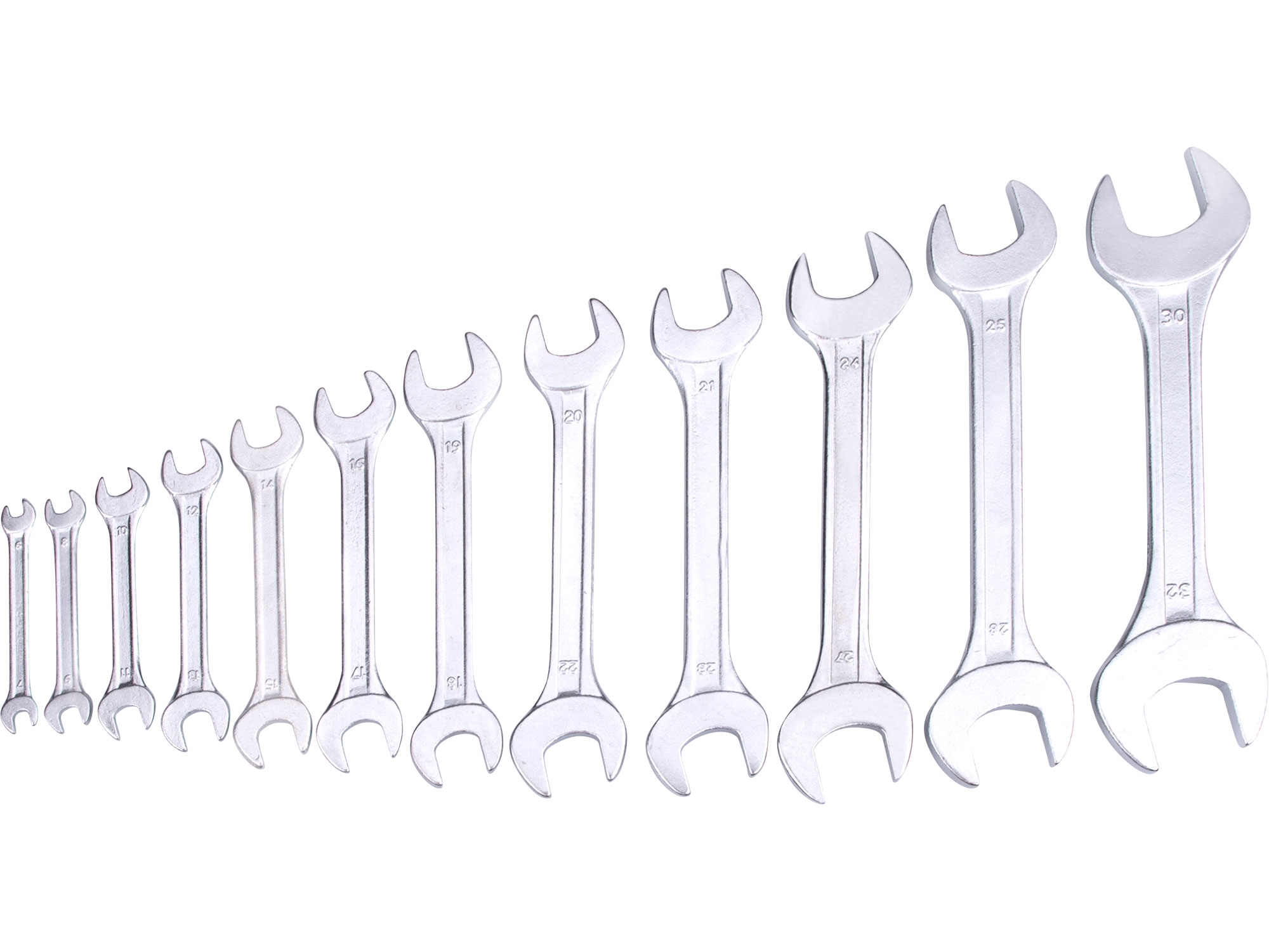 Sada plochých klíčů (12ks) EXTOL CRAFT 6-32 mm