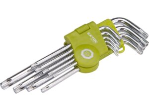 Sada klíčů TORX (9 ks) T10-T50 EXTOL CRAFT