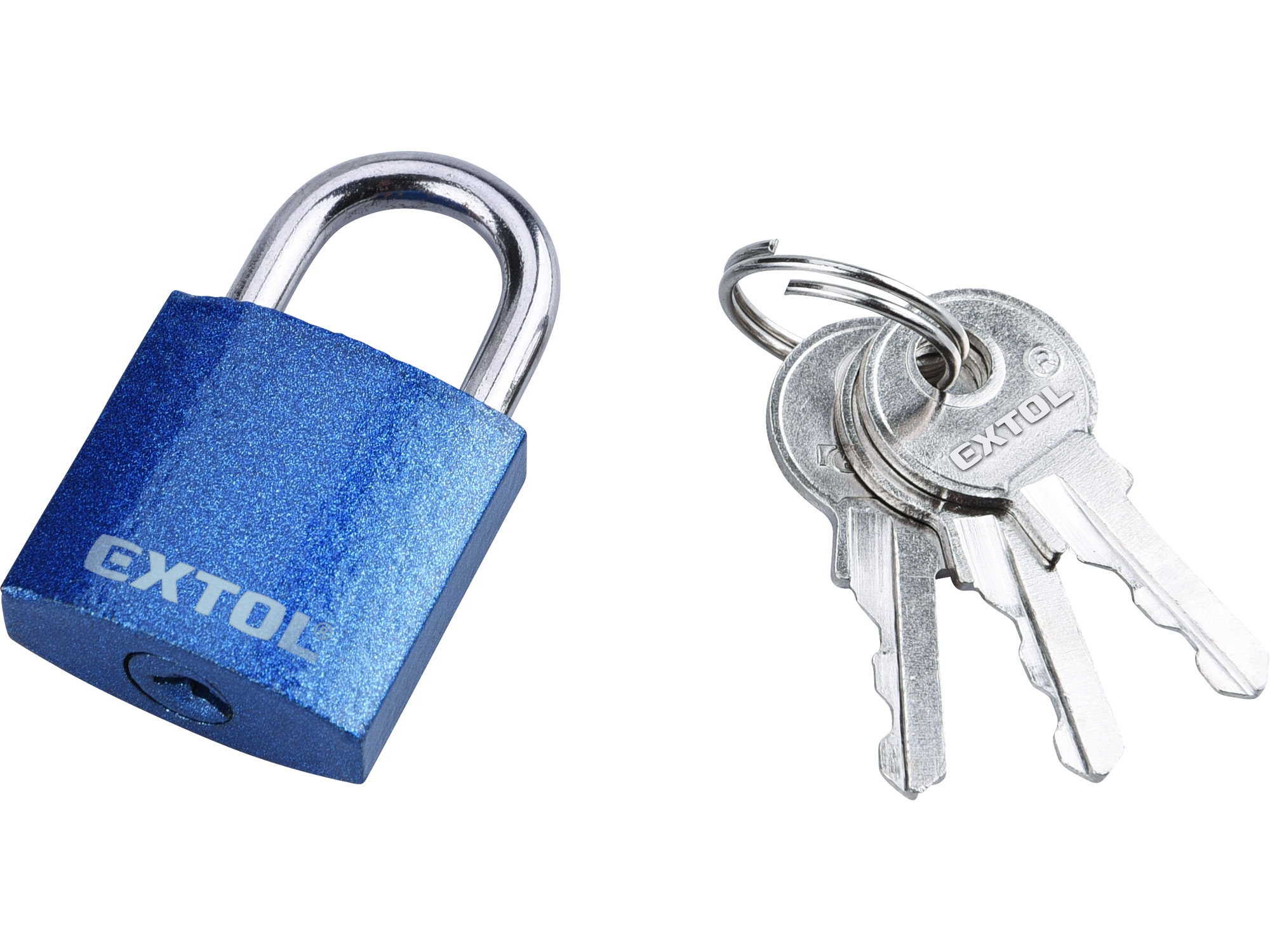 Zámek visací litinový barevný