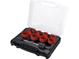 Sada vrtáků univerzálních korunkových 13ks 19-64mm kufr Extol Premium 8801604