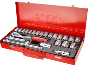 EXTOL PREMIUM Klíče nástrčné sada 24ks 1/2"