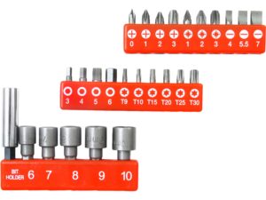 Kombinovaná sada bitů a hlavic CrMoV (26ks) EXTOL PREMIUM 8819620