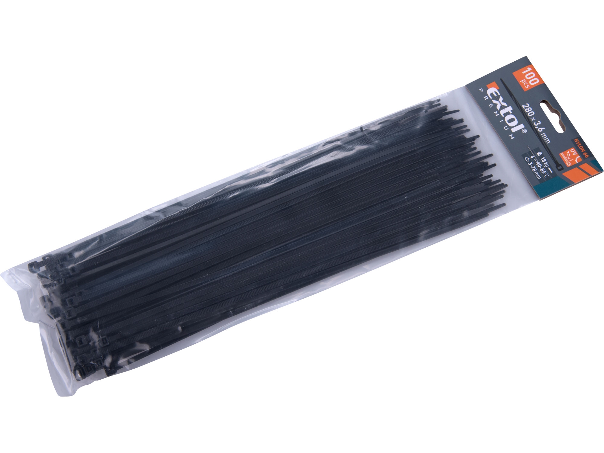 EXTOL Premium 8856158 Stahovací pásky 280x3