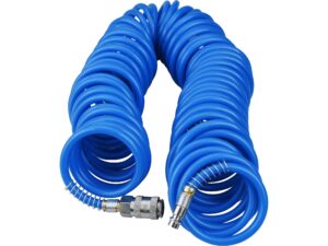 Hadice vzduchová Extol Premium (8865133) hadice vzduchová spirálová PU s mosaznými rychlospojkami