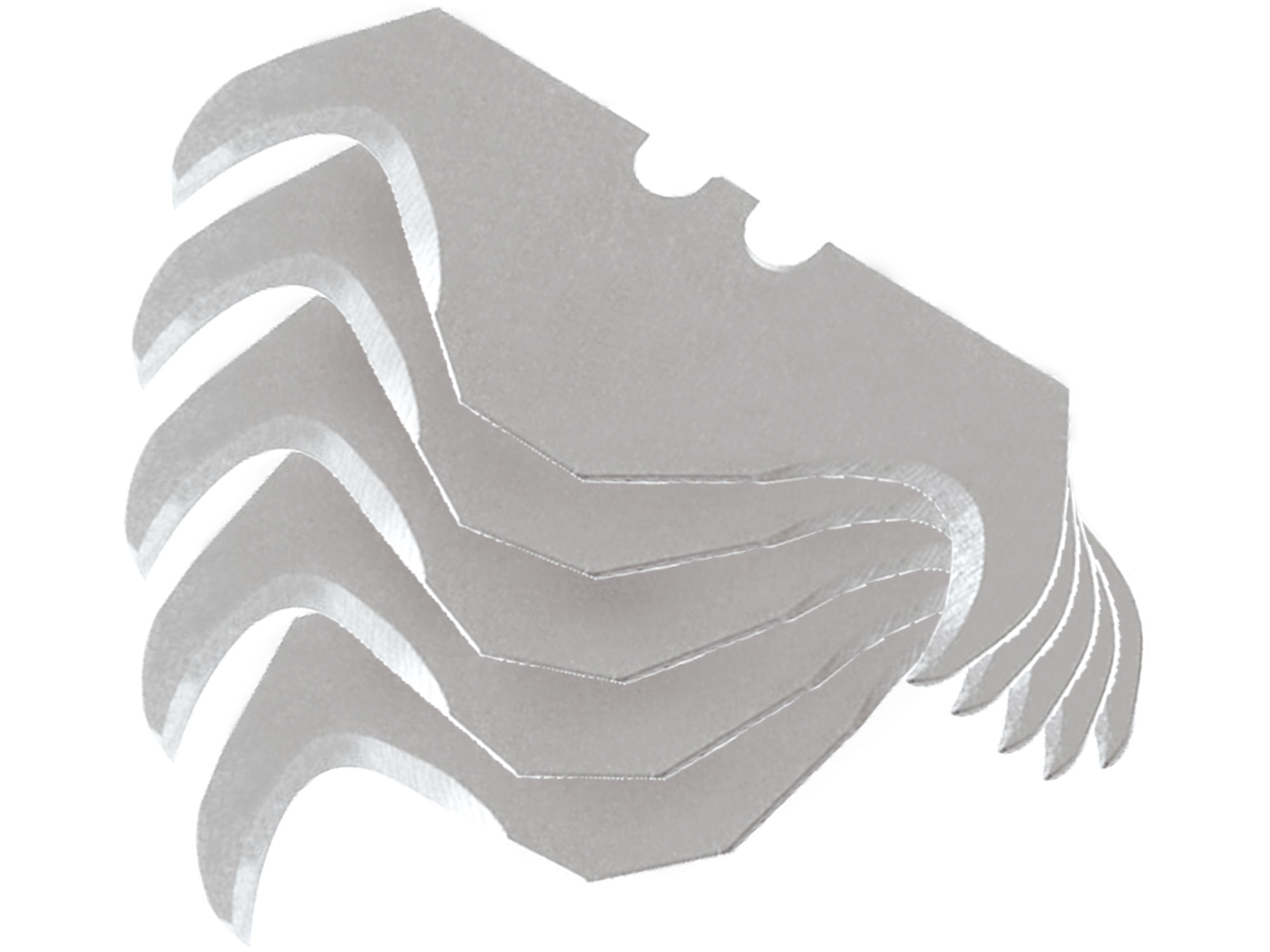 Náhradní trapézové břity s háčkem (5 ks) EXTOL CRAFT