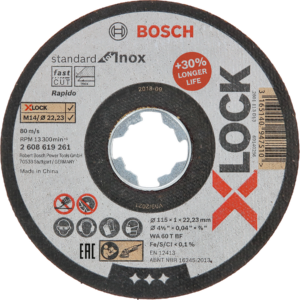 Řezný kotouč Bosch Standard for Inox systému X-LOCK ø 115×1×22