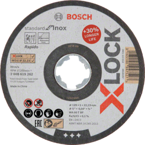 Řezný kotouč Bosch Standard for Inox systému X-LOCK ø 125×1×22
