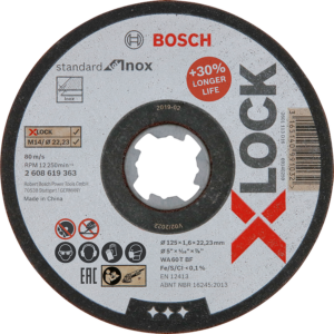 Řezný kotouč Bosch Standard for Inox systému X-LOCK ø 125×1