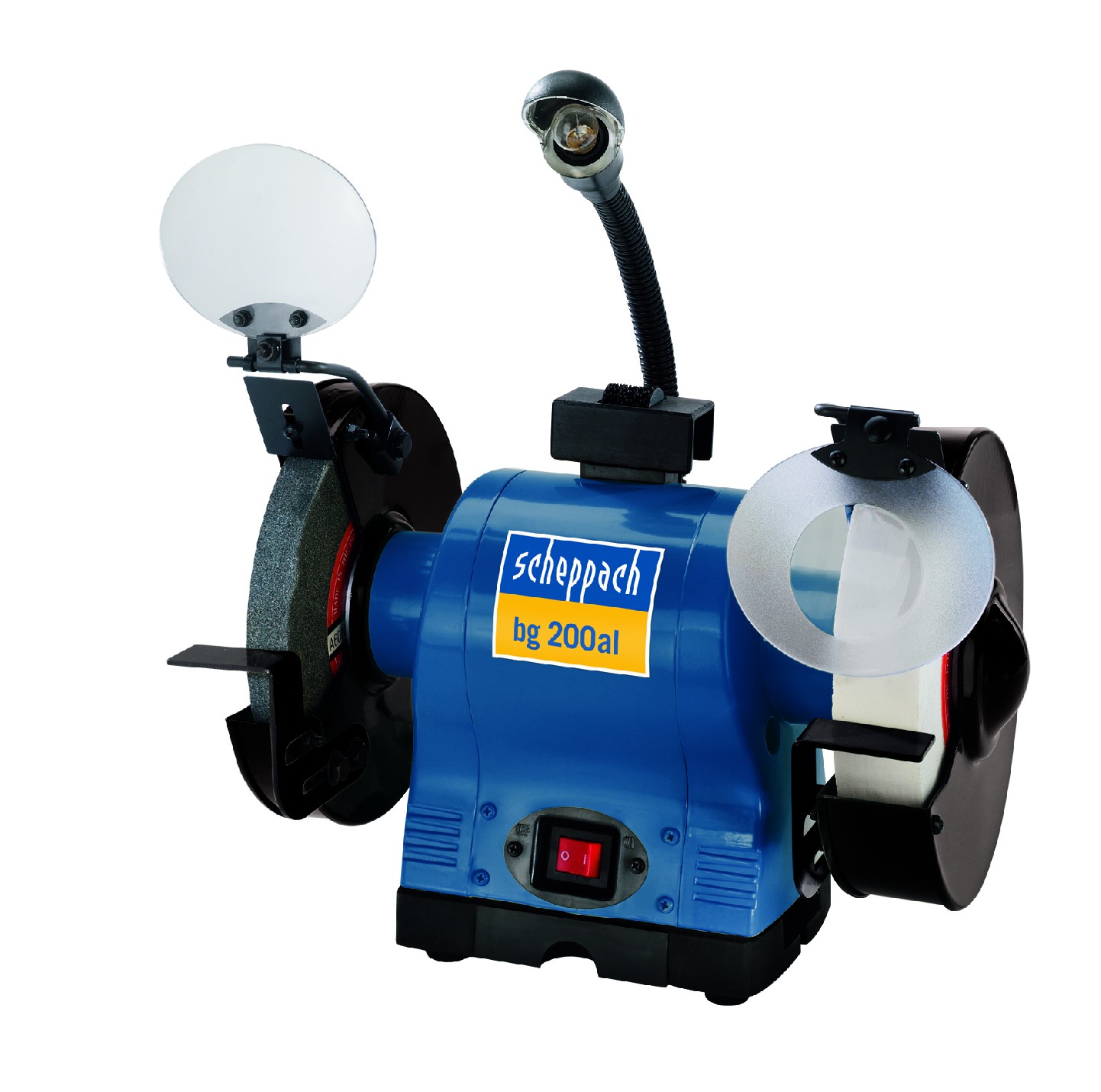 Dvoukotoučová bruska Scheppach BG 200 AL