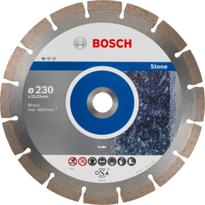 Diamantový segmentový řezný kotouč Bosch Standard for Stone ø 230 mm
