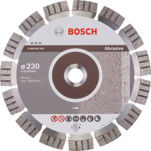 Diamantový segmentový řezný kotouč Bosch Best for Abrasive ø 230 mm