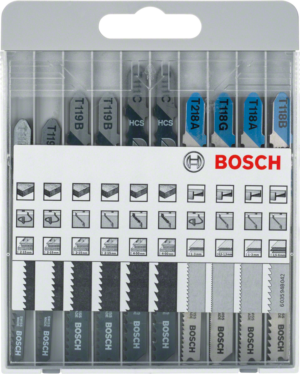 Bosch 2607010630 10dílná sada pilových plátků pro kmitací pily Basic for Metal and Wood T 119