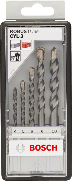 Sada vrtáků (5ks) Bosch X-Pro-Line Silver Percussion