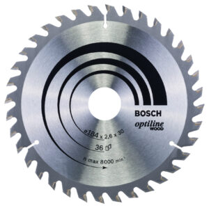 Pilový kotouč Bosch Optiline Wood 184x30 mm Dostupné varianty: Pilový kotouč Bosch Optiline Wood 184x30 mm/36z.