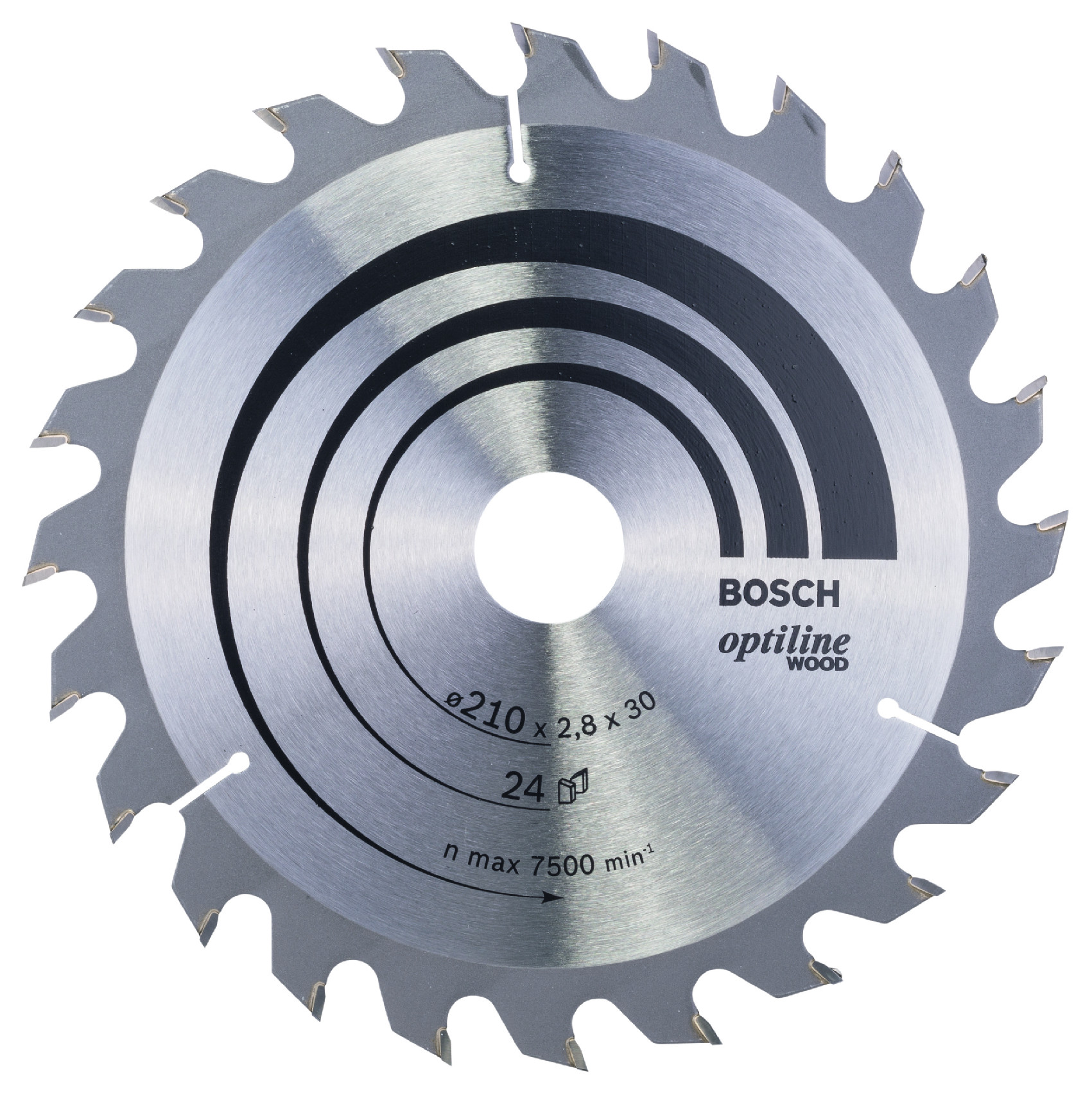 Pilový kotouč Bosch Optiline Wood 210x30 mm Dostupné varianty: Pilový kotouč Bosch Optiline Wood 210x30 mm/24z.