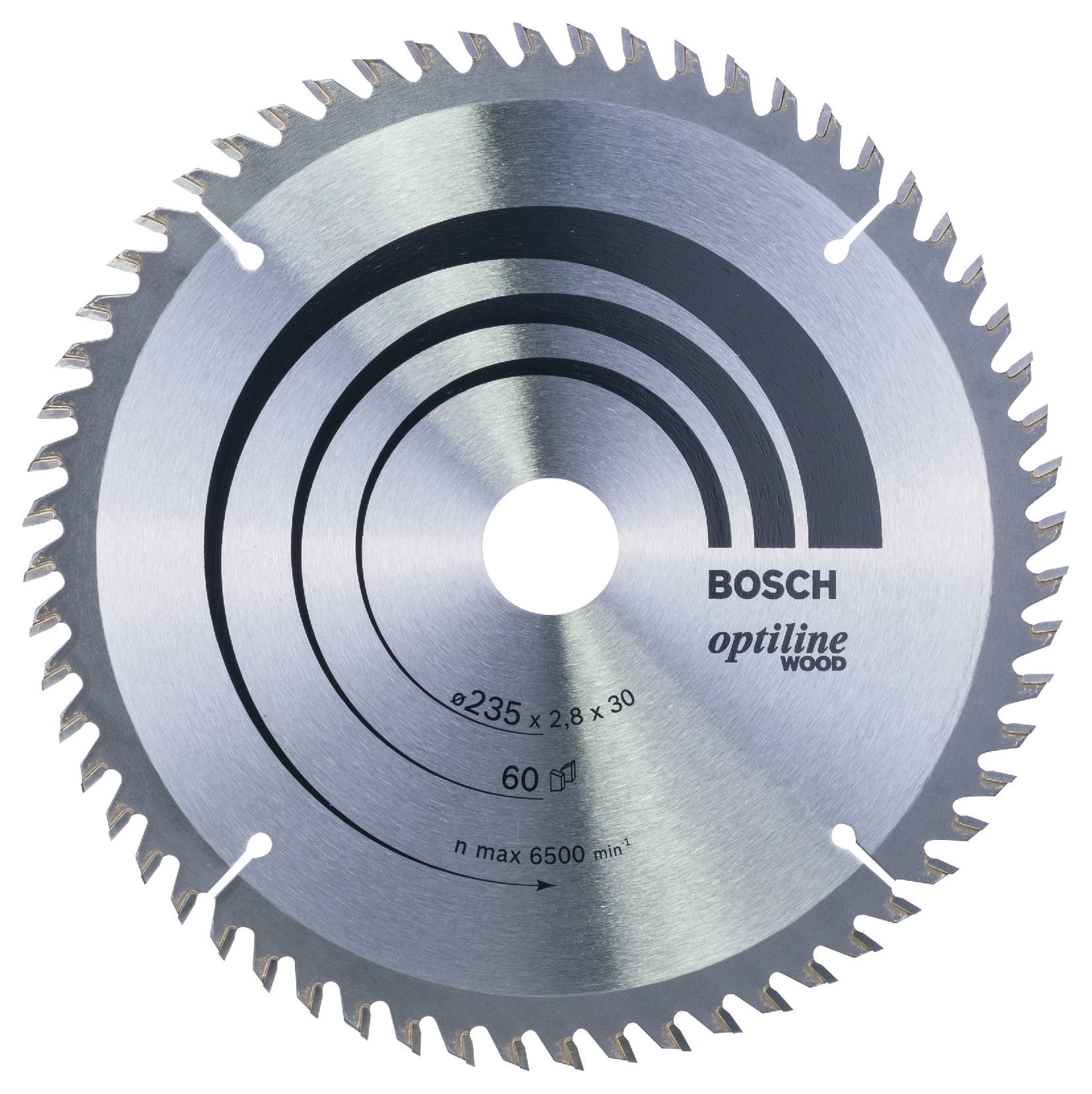 Pilový kotouč Bosch Optiline Wood 235x30 mm Dostupné varianty: Pilový kotouč Bosch Optiline Wood 235x30 mm/60z.