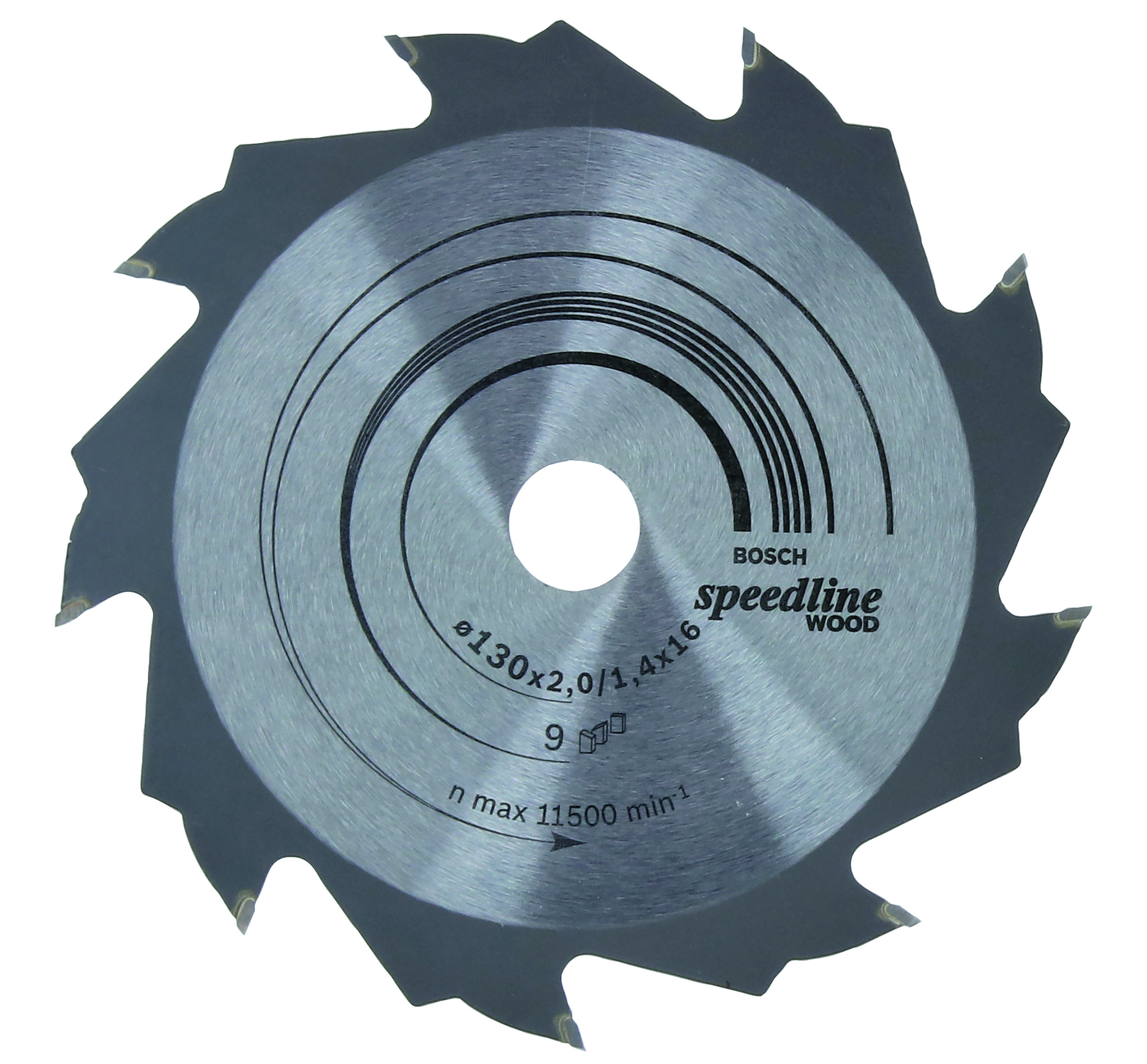 Pilový kotouč Bosch Speedline Wood 130x16 mm Dostupné varianty: Pilový kotouč Bosch Speedline Wood 130x16 mm/9z.