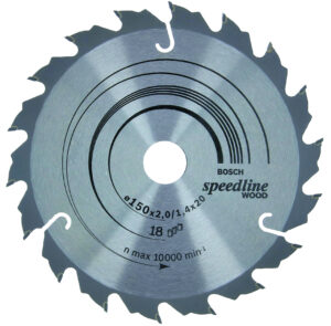 Pilový kotouč Bosch Speedline Wood 150x20 mm/18z.