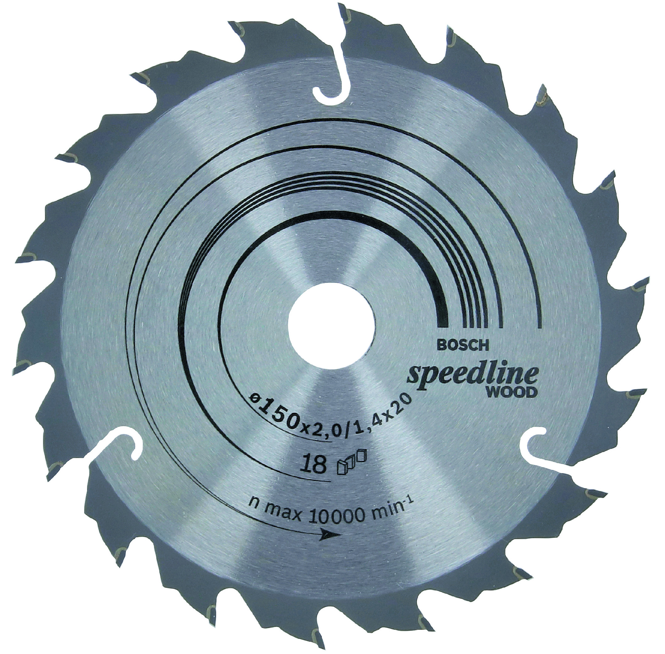 Pilový kotouč Bosch Speedline Wood 150x20 mm/18z.