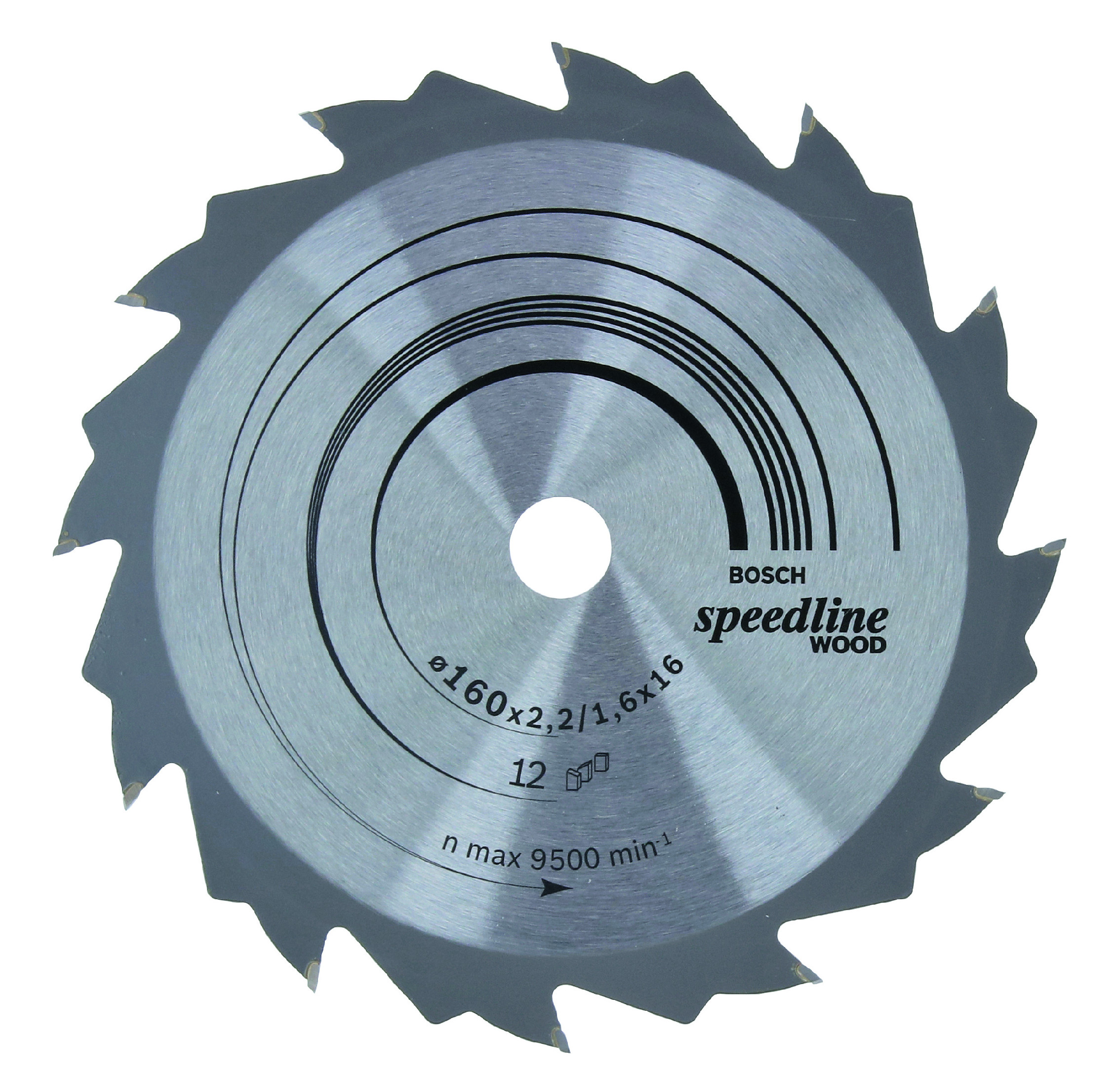 Pilový kotouč Bosch Speedline Wood 160x16 mm Dostupné varianty: Pilový kotouč Bosch Speedline Wood 160x16 mm/12z.
