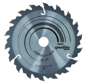 Pilový kotouč Bosch Speedline Wood 160x20 mm Dostupné varianty: Pilový kotouč Bosch Speedline Wood 160x20 mm/18z.