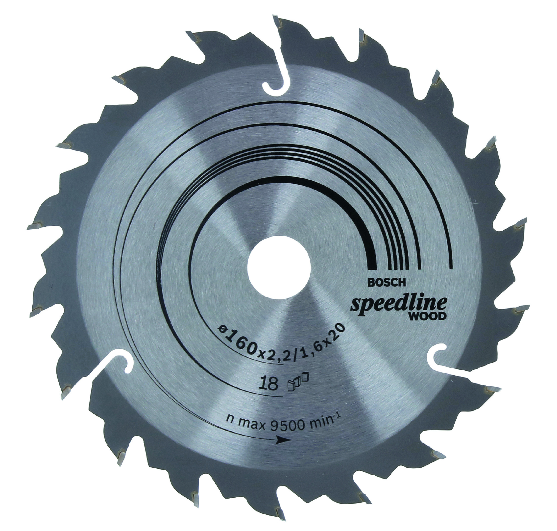 Pilový kotouč Bosch Speedline Wood 160x20 mm Dostupné varianty: Pilový kotouč Bosch Speedline Wood 160x20 mm/18z.