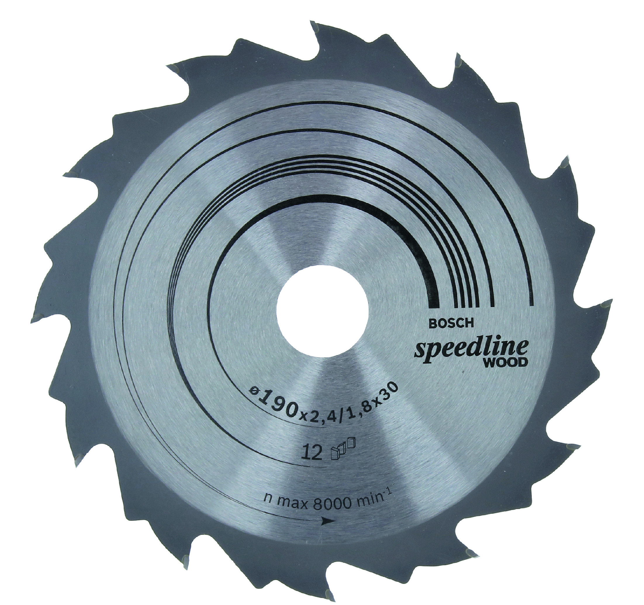 Pilový kotouč Bosch Speedline Wood 190x30 mm Dostupné varianty: Pilový kotouč Bosch Speedline Wood 190x30 mm/12z.