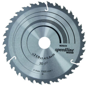 Pilový kotouč Bosch Speedline Wood 210x30 mm/30z.