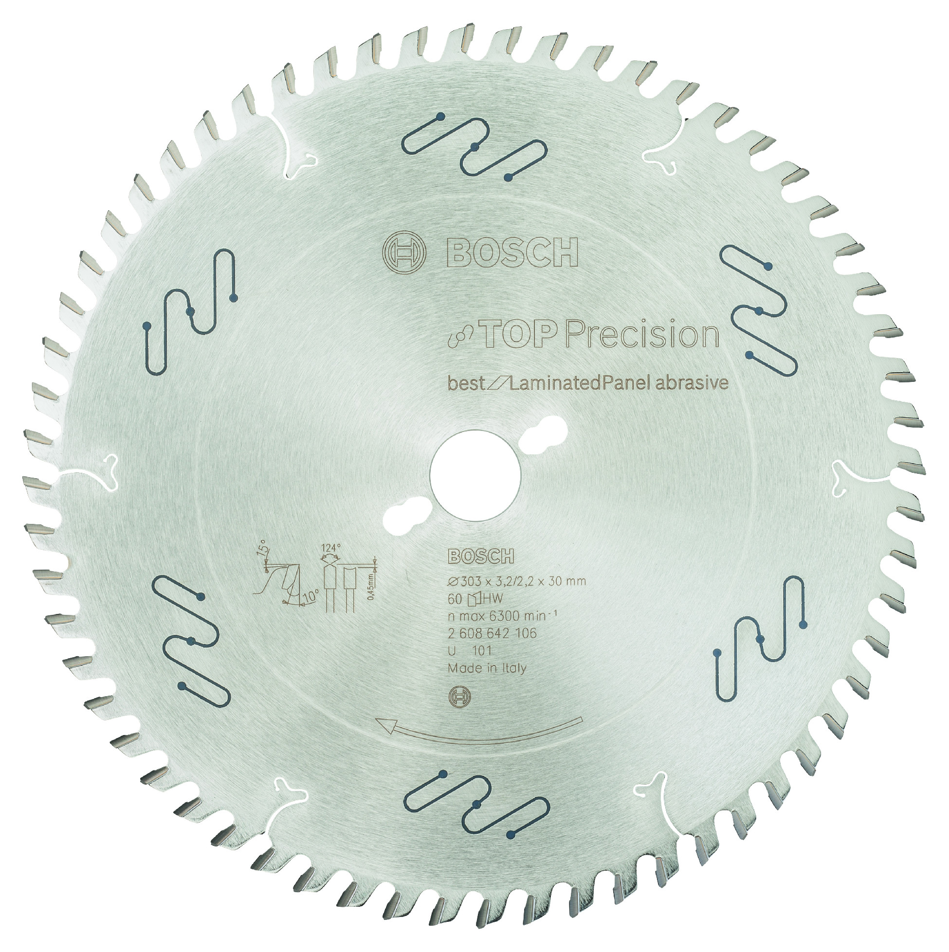 Pilový kotouč Bosch Top Precision Best for Laminated Panel Abrasive 303x30 mm/60z.