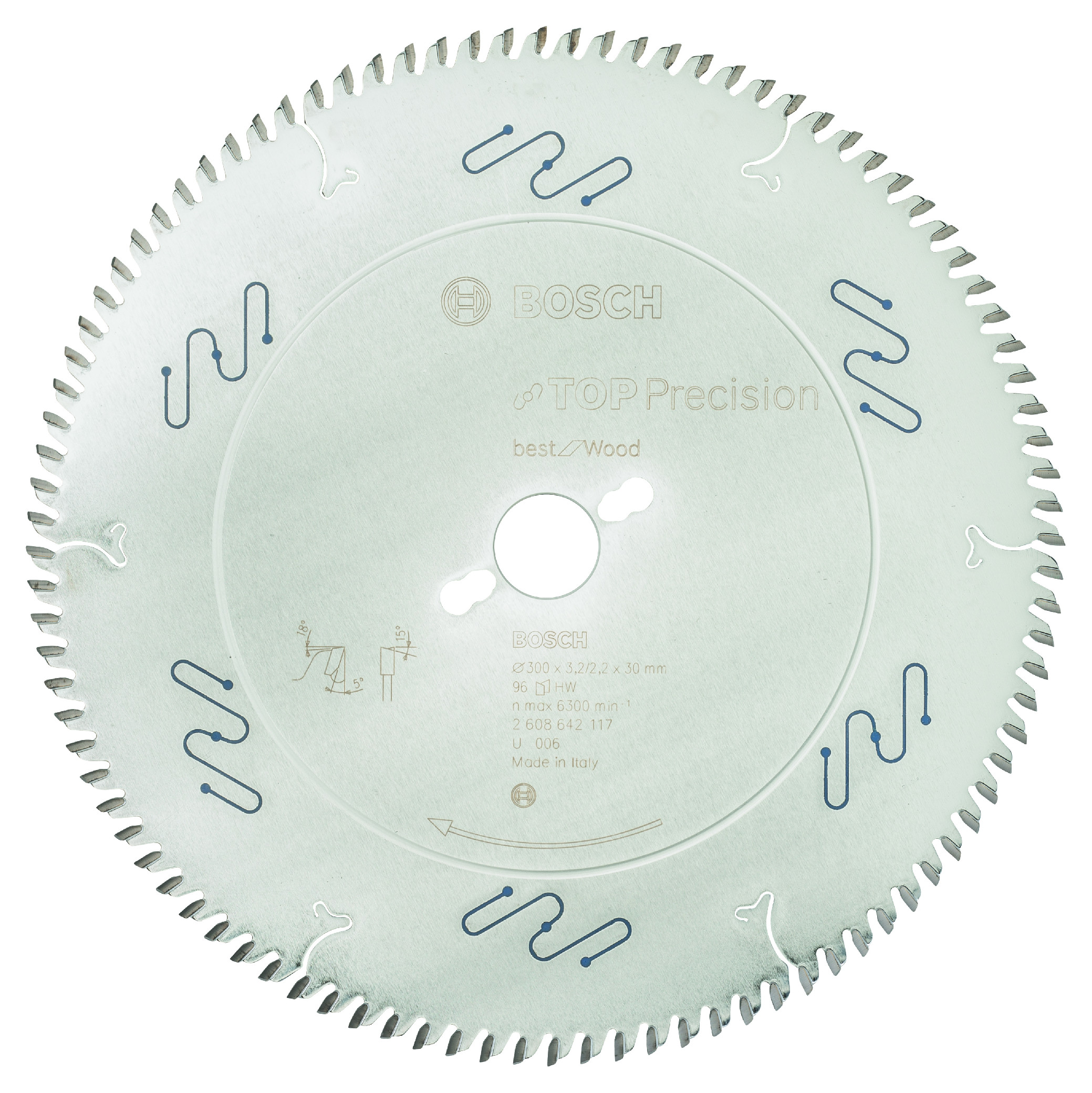 Pilový kotouč Bosch Top Precision Best for Wood 300x30 mm Dostupné varianty: Pilový kotouč Bosch Top Precision Best for Wood 300x30 mm/96z.