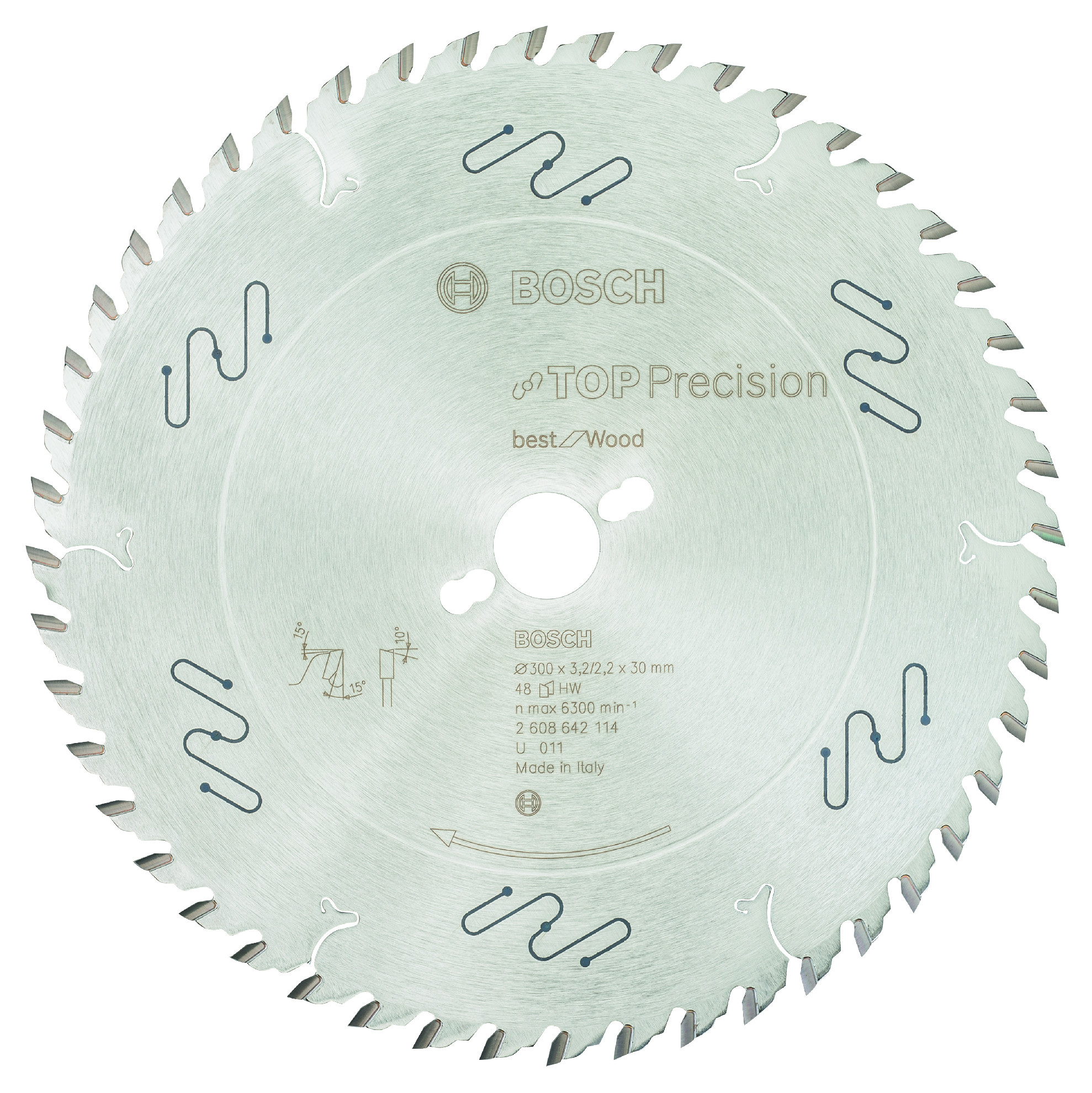 Pilový kotouč Bosch Top Precision Best for Wood 300x30 mm Dostupné varianty: Pilový kotouč Bosch Top Precision Best for Wood 300x30 mm/48z.