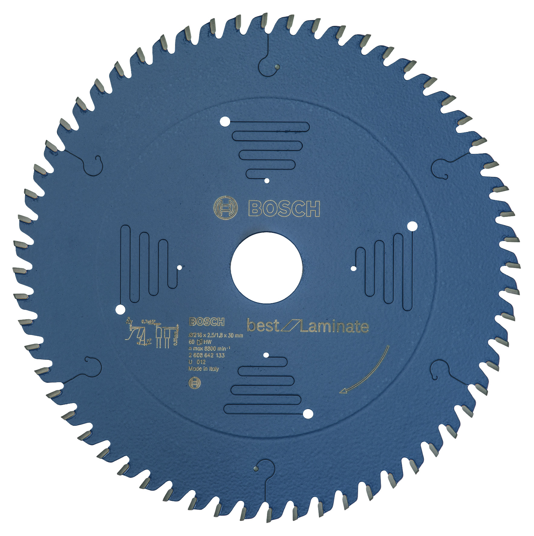 Pilový kotouč Bosch Best for Laminate 216x30 mm/60z.