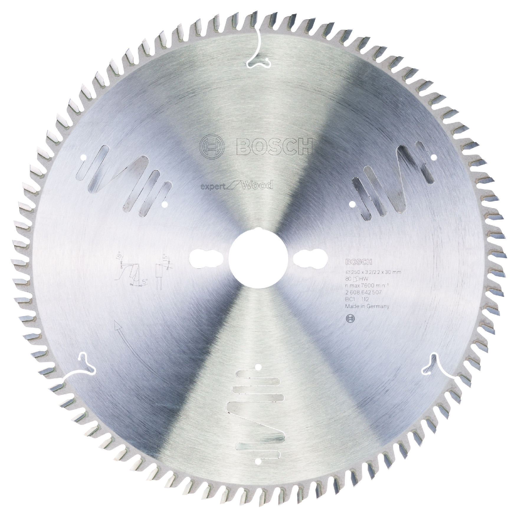 Pilový kotouč Bosch Expert for Wood 250x30 mm Dostupné varianty: Pilový kotouč Bosch Expert for Wood 250x30 mm/80z.