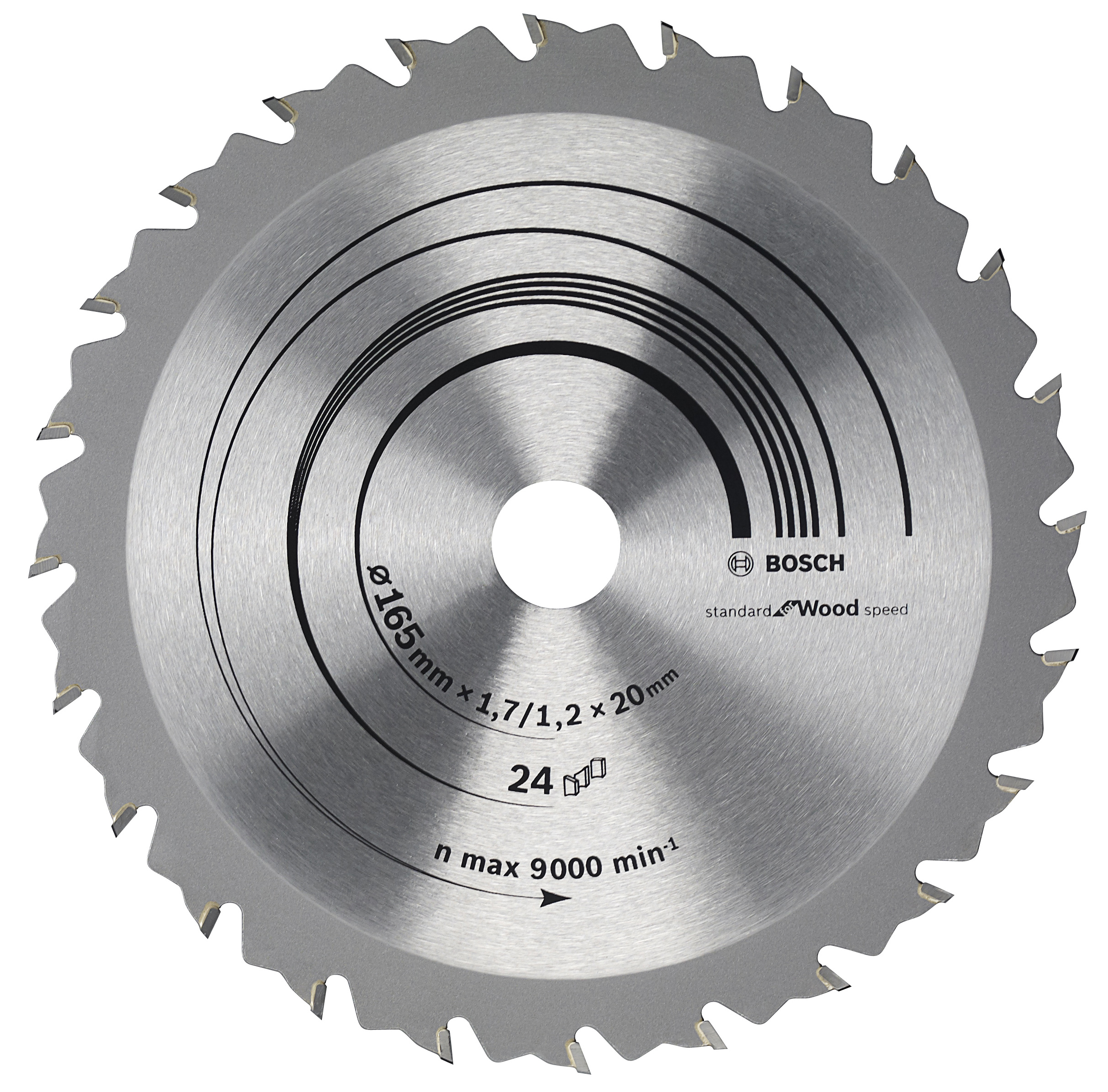 Pilový kotouč Bosch Speedline Wood 165x20 mm Dostupné varianty: Pilový kotouč Bosch Speedline Wood 165x20 mm/24z.