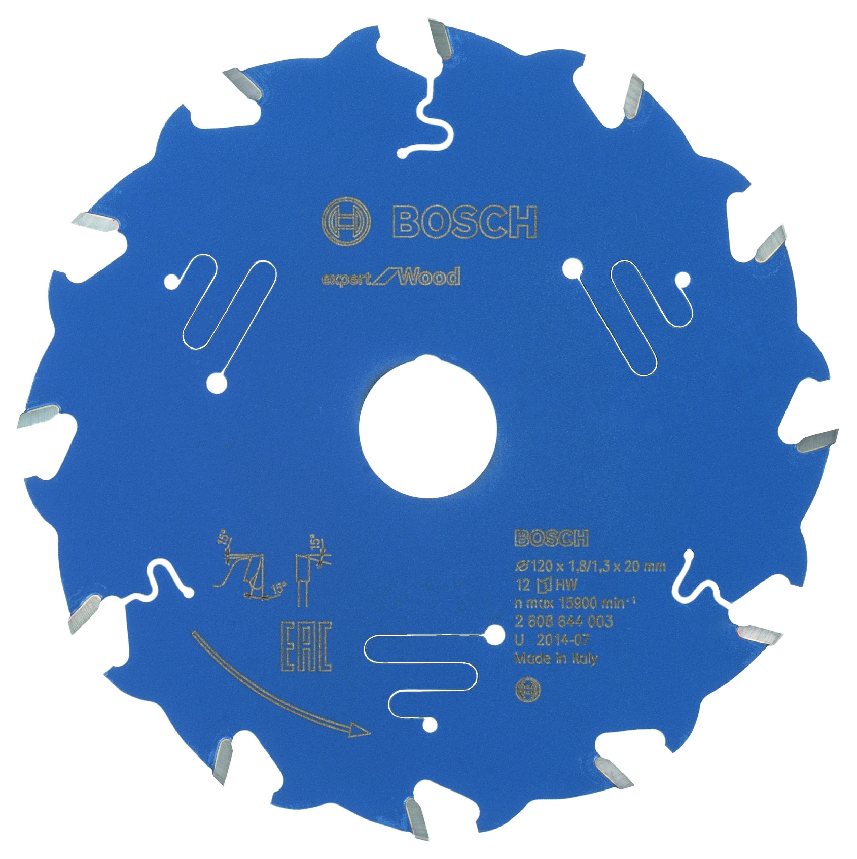 Pilový kotouč Bosch Expert for Wood 120x20 mm Dostupné varianty: Pilový kotouč Bosch Expert for Wood 120x20 mm/12z.