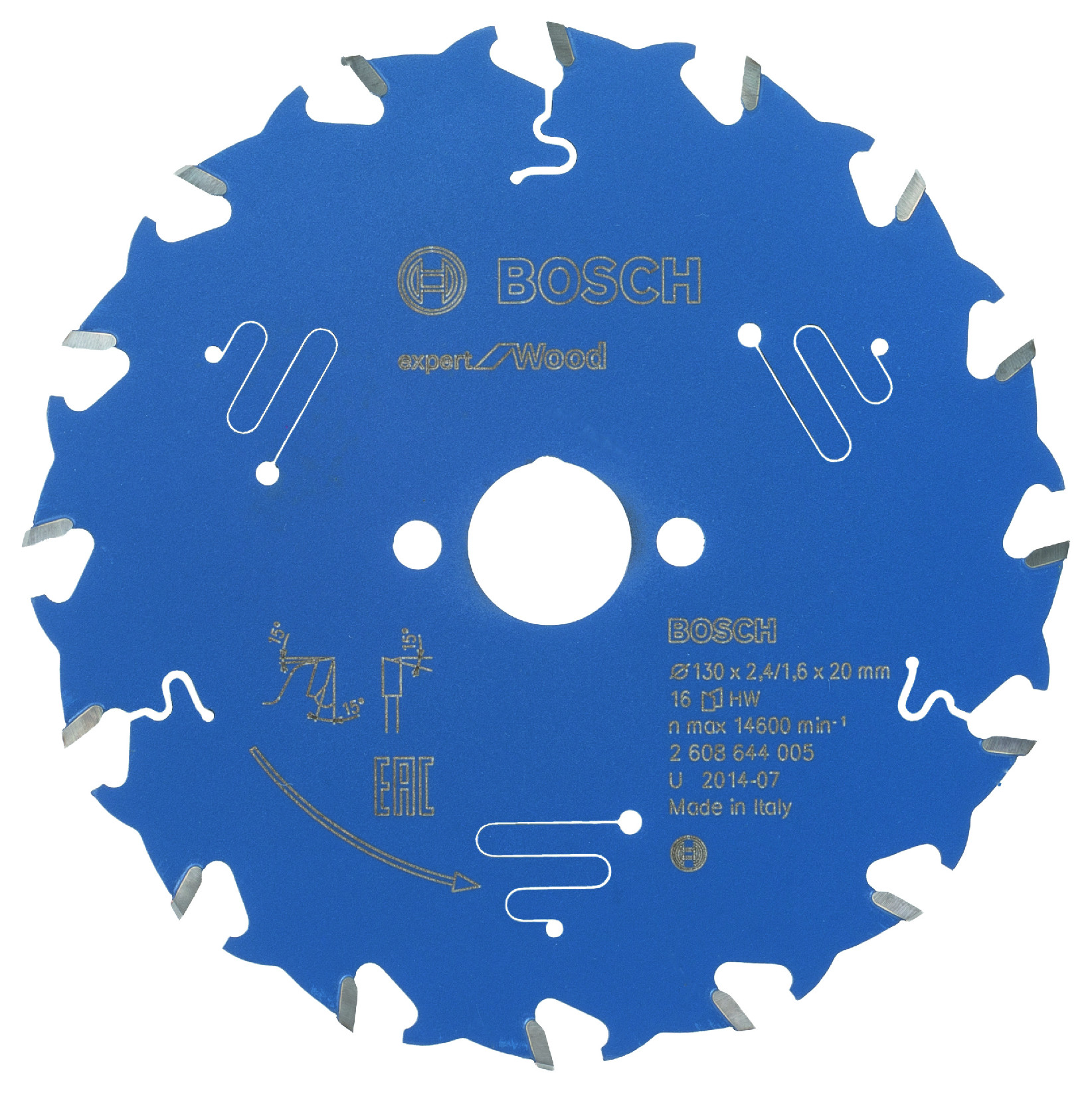 Pilový kotouč Bosch Expert for Wood 130x20 mm Dostupné varianty: Pilový kotouč Bosch Expert for Wood 130x20 mm/16z.